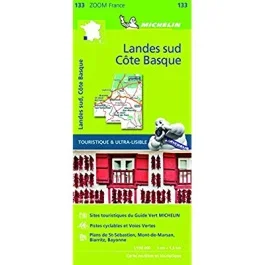 133 Landes sud Côte basque 1:150000