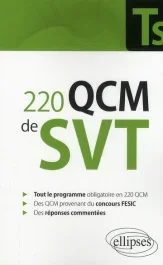 220 QCM de SVT. Terminale S