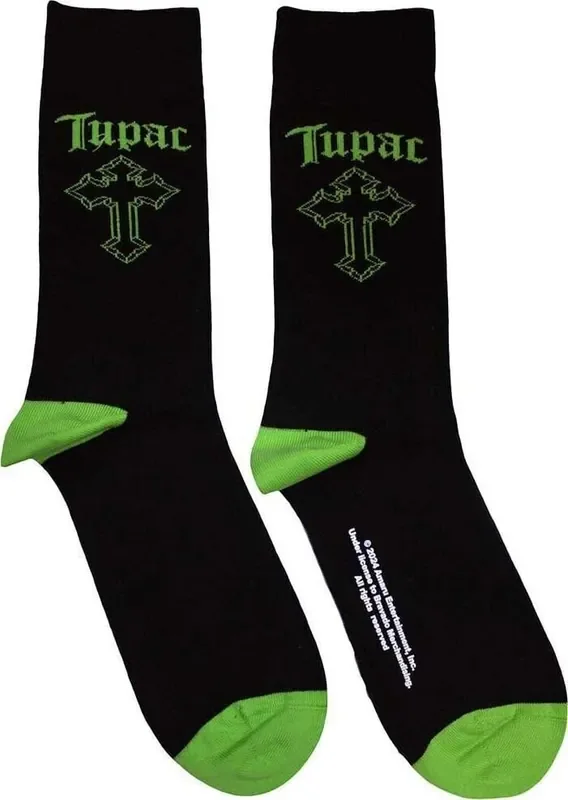 2Pac Chaussettes Green Cross Black 40-45