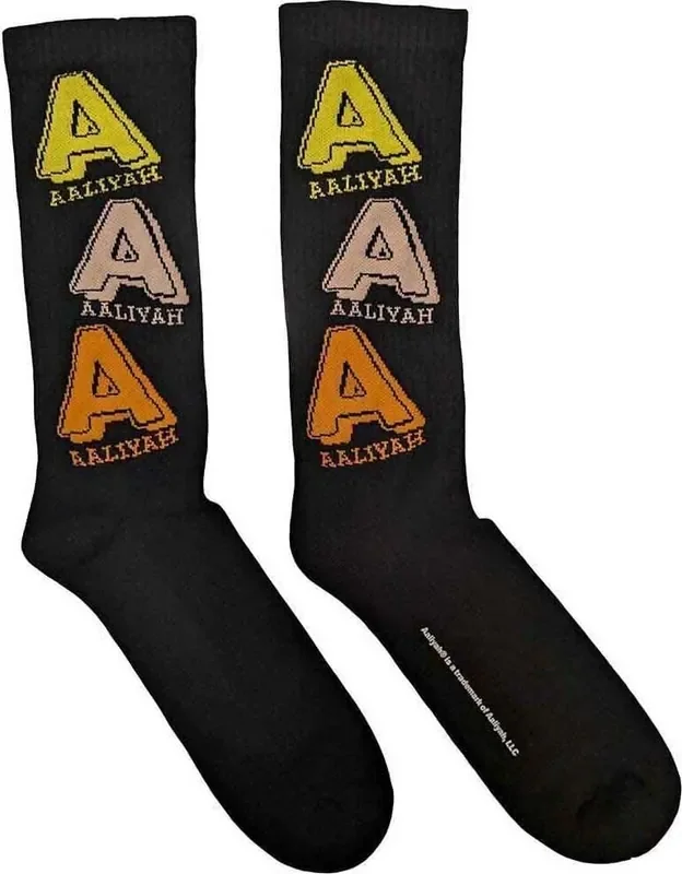Aaliyah Chaussettes Tricolour Logo Black 40-45