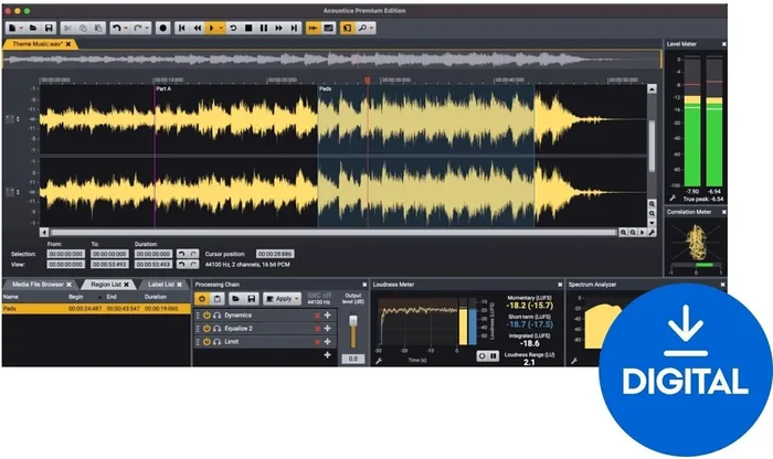 Acon Digital Acoustica Post Production Suite 7.x (Produit numérique)