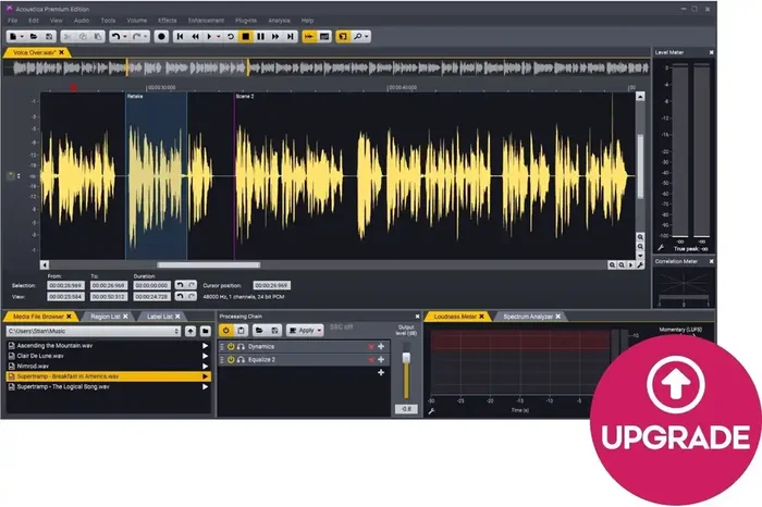 Acon Digital Acoustica Post Production Suite UPG from Premium (Produit numérique)