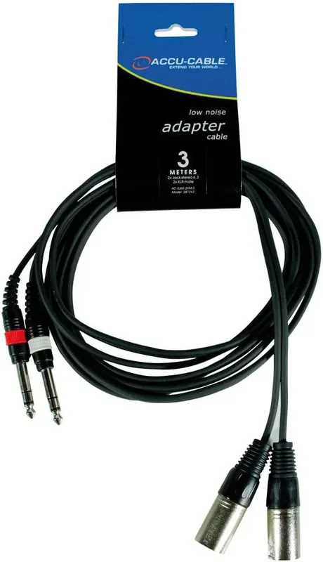 ADJ AC-2J6S-2XM 3 m Câble audio
