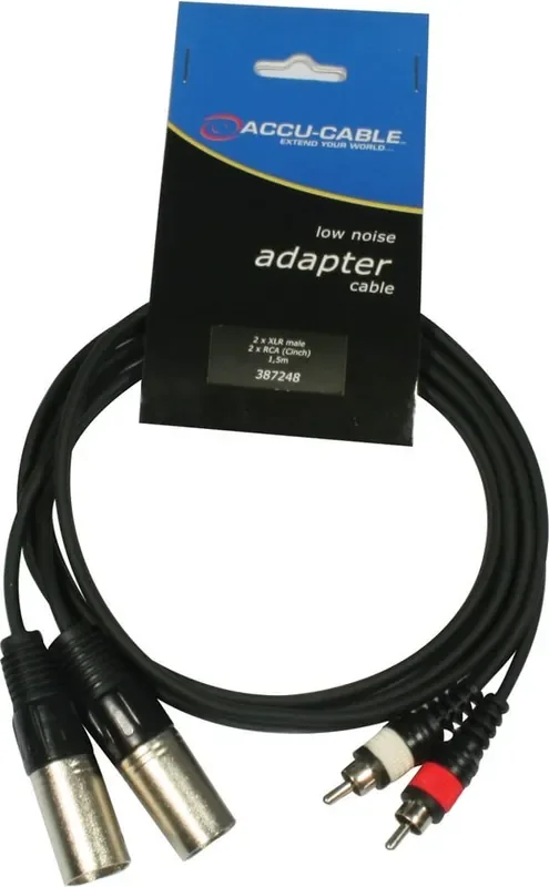 ADJ AC-2XM-2RM 5 m Câble audio