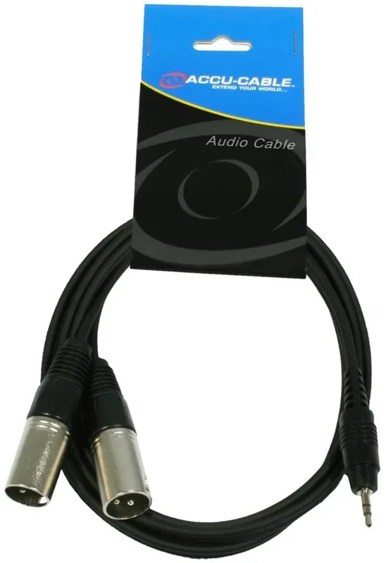 ADJ AC-J3S-2XM 3 m Câble audio