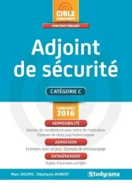 Adjoint de sécurité. Edition 2016