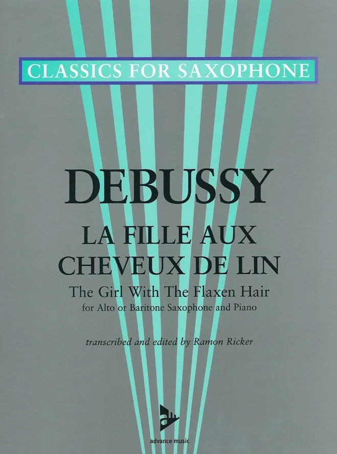 Advance Music Debussy C. – La Fille Aux Cheveux De Lin – Alto Or Baritone Saxophone And Piano