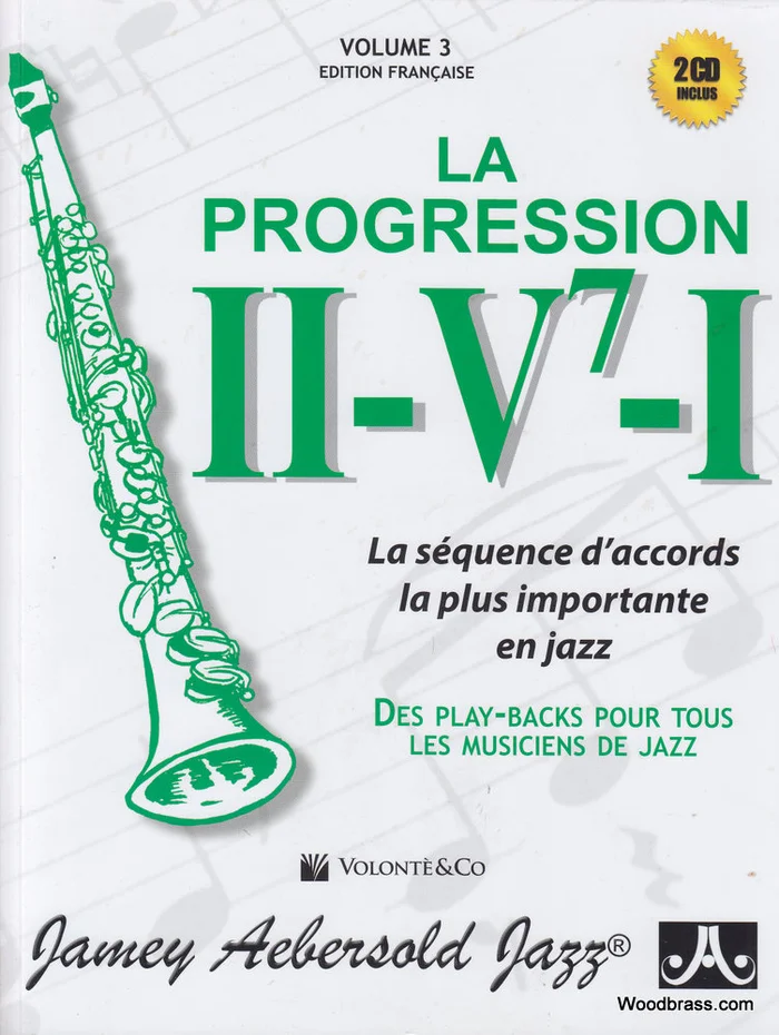 Aebersold Aebersold N°003 – La Progression II V I + 2 CD (édition Française)