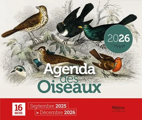 Agenda des oiseaux Edition 2026