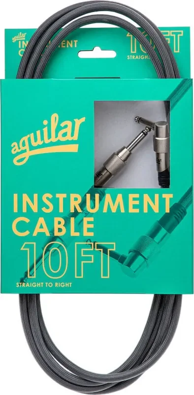 Aguilar INST-10RS 10ft / 3‚05 m Angle – Droit Câble d‘instrument