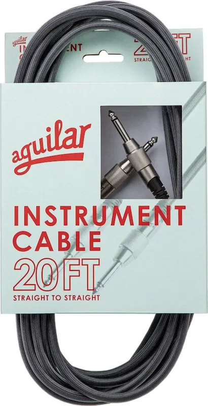 Aguilar INST-20SS 20ft / 6‚10 m Droit – Droit Câble d‘instrument