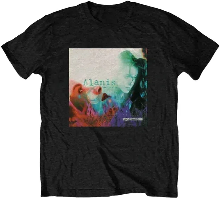 Alanis Morissette T-shirt Jagged Little Pill Unisex Black 2XL
