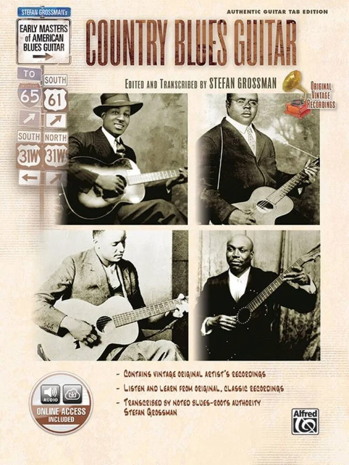 Alfred Publishing Grossman Stephen – Country Blues Guitar + Audio