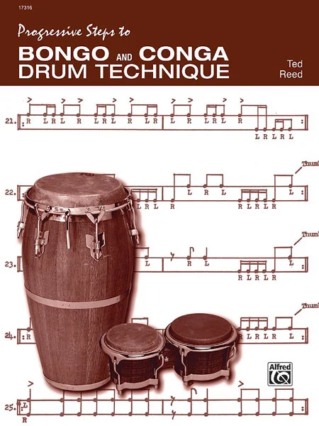 Alfred Publishing REED TED – PROGRESSIVE STEPS TO BONGO AND CONGA – DRUM