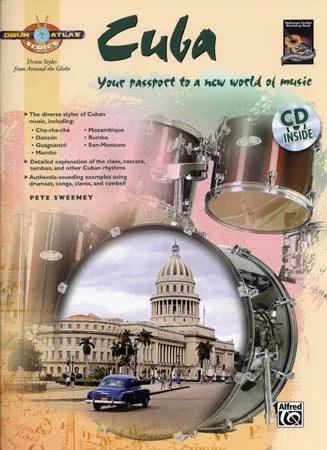 Alfred Publishing Sweeney Pete – Drum Atlas Cuba + CD