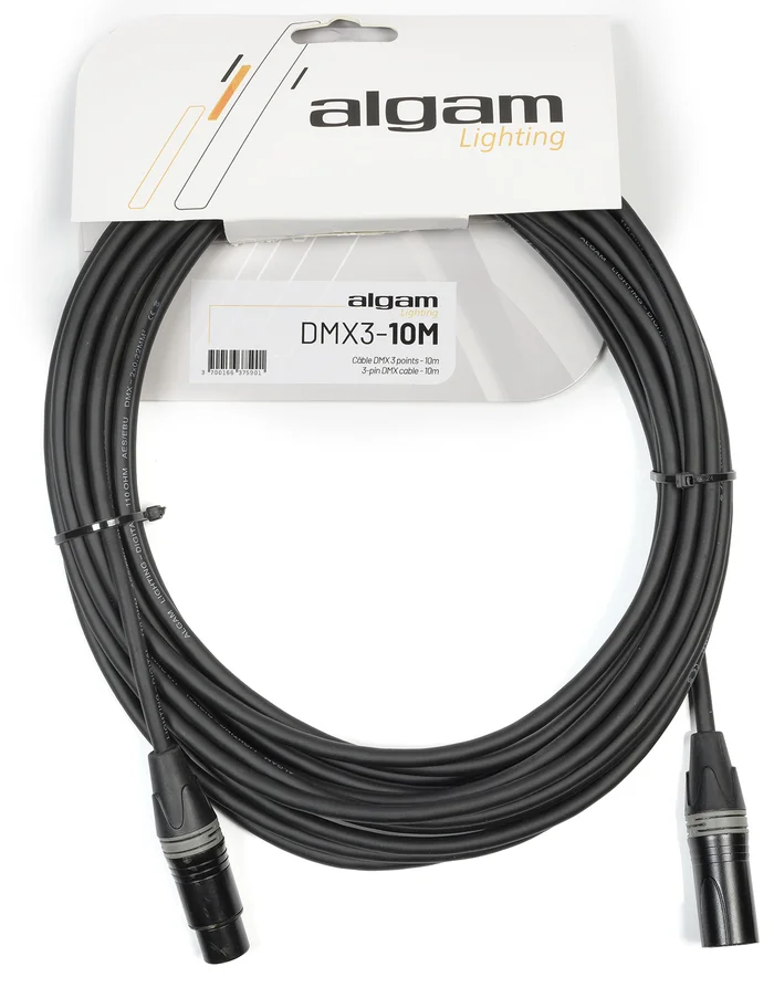 Algam Lighting Câble DMX 3 points – 10M