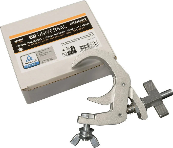 Algam Lighting Crochet Universel Argent