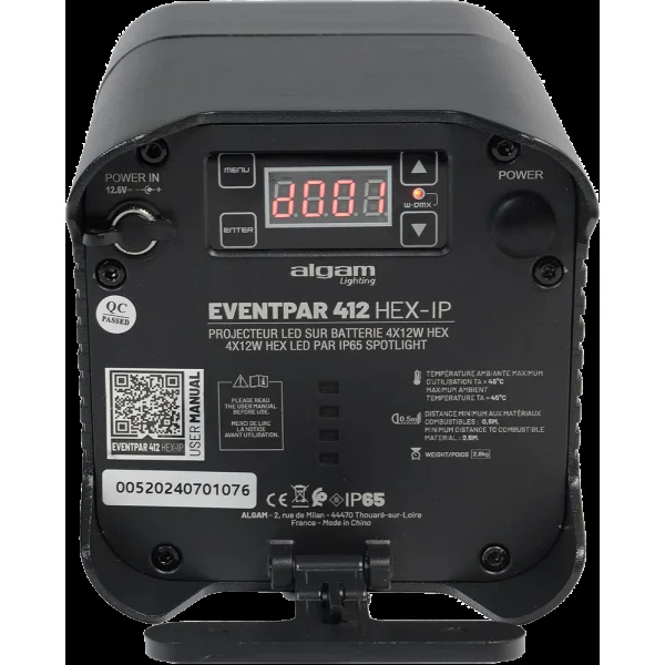 Algam Lighting EVENT PAR 412 HEX IP – Image 4
