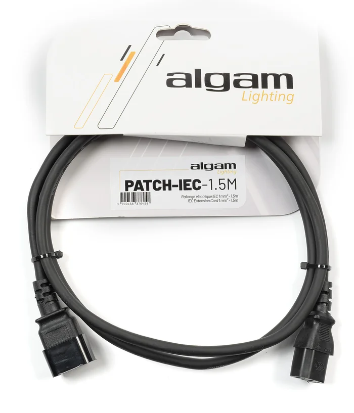 Algam Lighting Rallonge d&rsquo;alimentation IEC – 1,5M