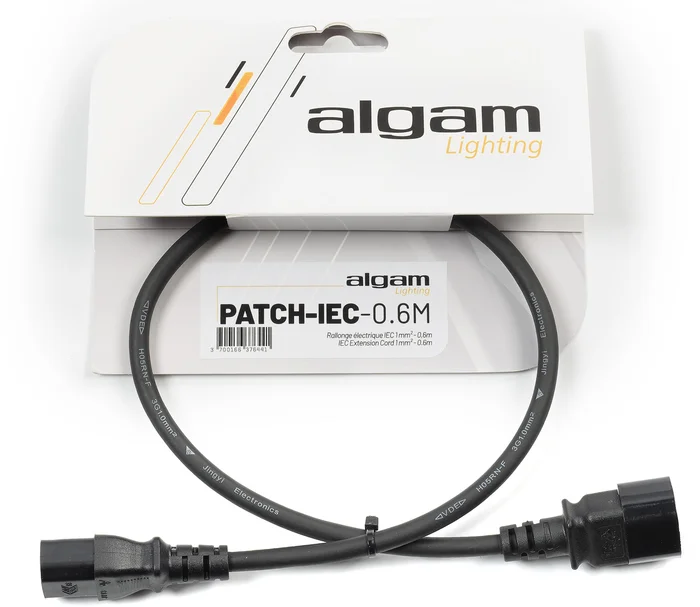 Algam Lighting Rallonge d&rsquo;alimentation IEC – 60 CM