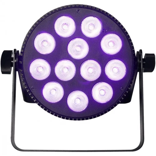 ALGAM LIGHTING SLIMPAR-1210-HEX – PROJECTEUR À 12 LED RGBWAU 10W