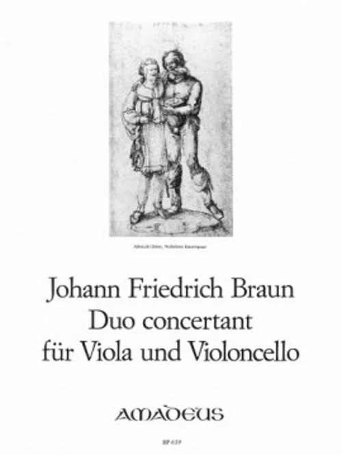 Amadeus Braun J.F. – Duo Concertant In ES-dur – Alto & Violoncelle