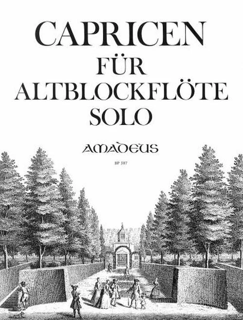 Amadeus Quantz J. – Capricen – Flute A Bec Alto Solo