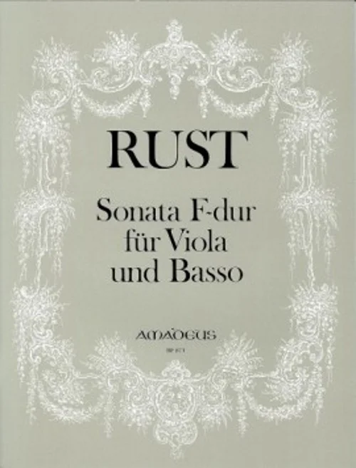 Amadeus Rust F.W. – Sonata In F-dur – Alto & Piano