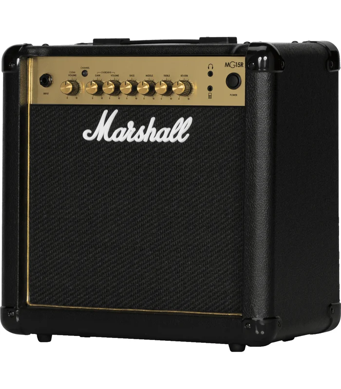 Ampli pour Guitare Electrique MARSHALL – MG15GR – MG GOLD – Combo 15W avec reverb