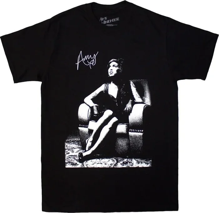 Amy Winehouse T-shirt Chair Unisex Black 2XL