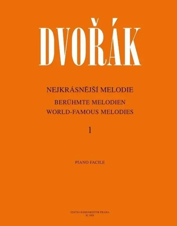 Antonín Dvořák Nejkrásnější melodie 1 Notes