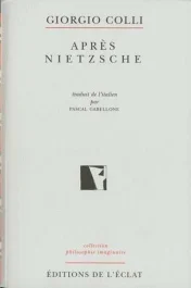 APRES NIETZSCHE