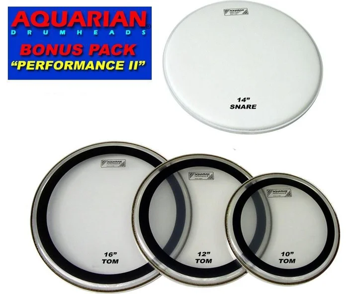 AQUARIAN PFC – Pack Performance II 10/12/16 Rock Stage Set + 14″