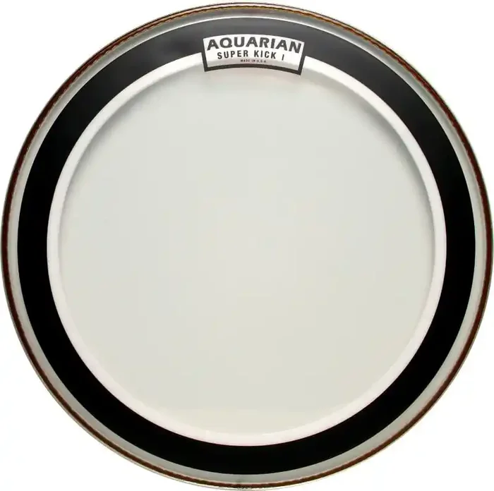 Aquarian SKI24 Super Kick 1 Clear 24″ Peaux de frappe