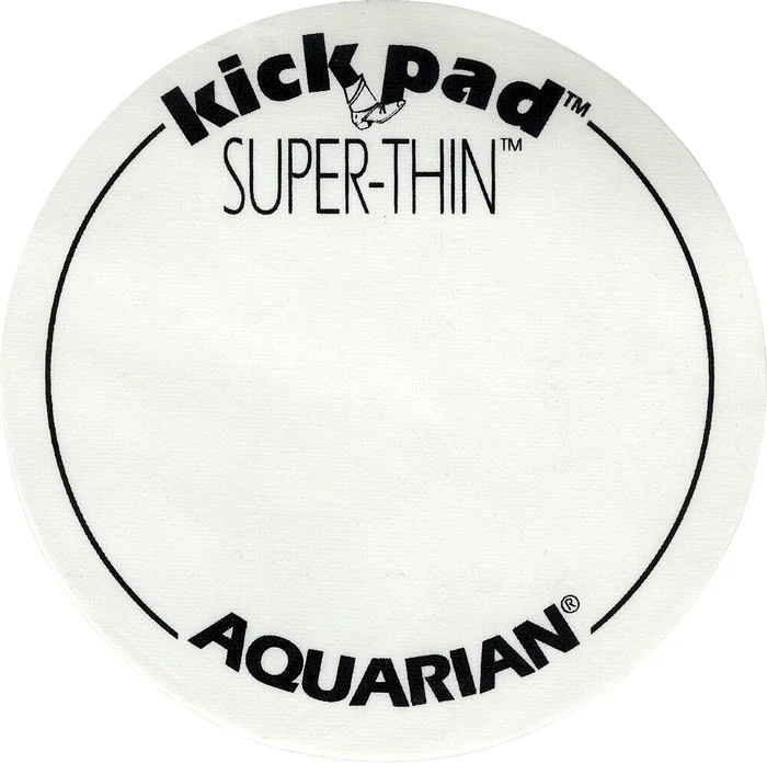 AQUARIAN STKP1 – Patch Peau Grosse Caisse Simple Kick Pad (tres Fin)