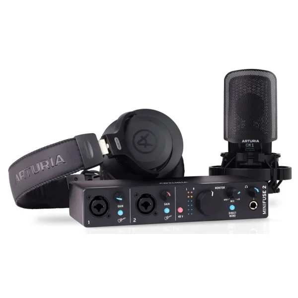 Arturia MiniFuse Recording Pack (Noir)