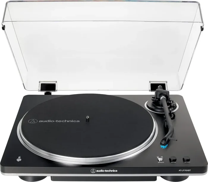 Audio-Technica AT-LP70xBT Black Silver Tourne-disque