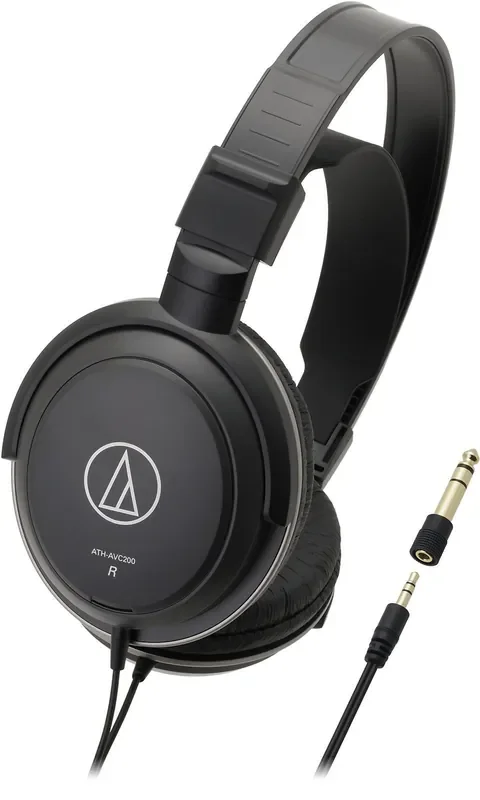 Audio-Technica ATH-AVC200 Black Écouteurs supra-auriculaires