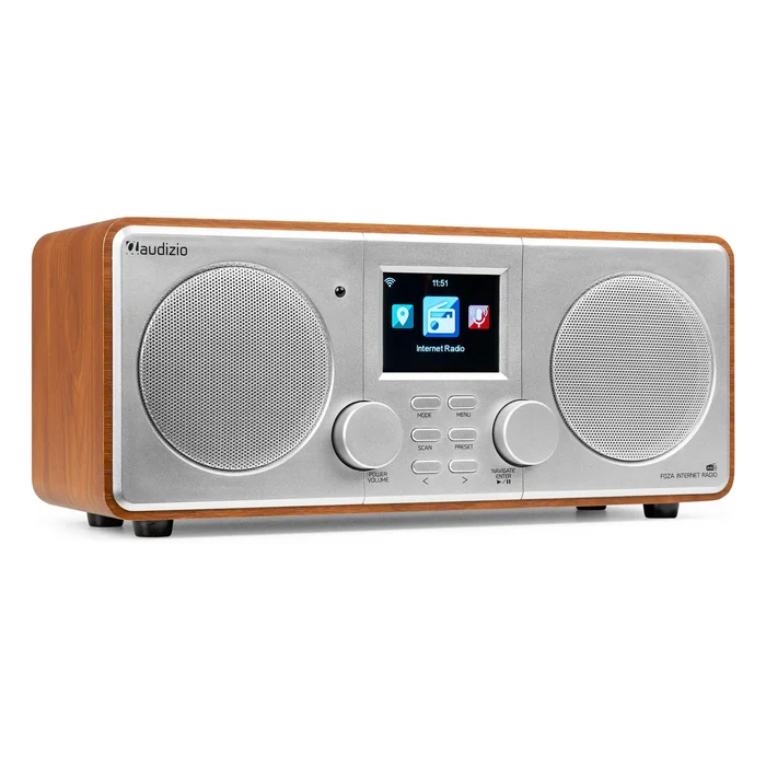 Audizio Foza – Radio Internet WiFi Stéréo, DAB+/FM et Bluetooth 5.0 – Aluminium