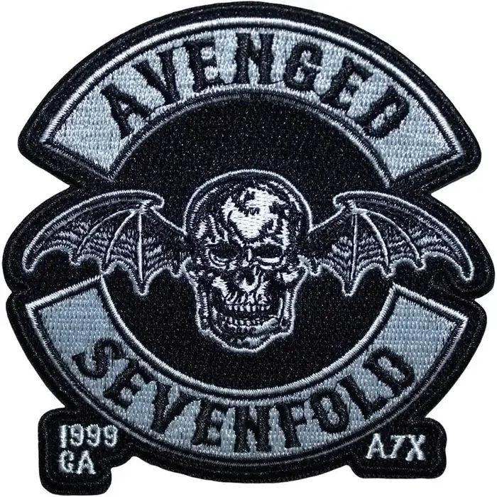 Avenged Sevenfold Deathbat Crest Cut-Out Patch thermocollant