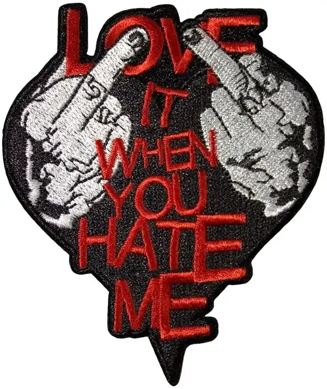 Avril Lavigne Love It When You Hate Me Patch thermocollant