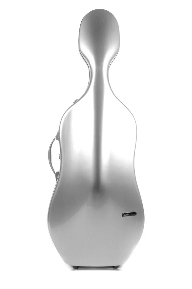 BAM Étui Violoncelle 4/4 Hightech La Defense – Aluminium Brossé