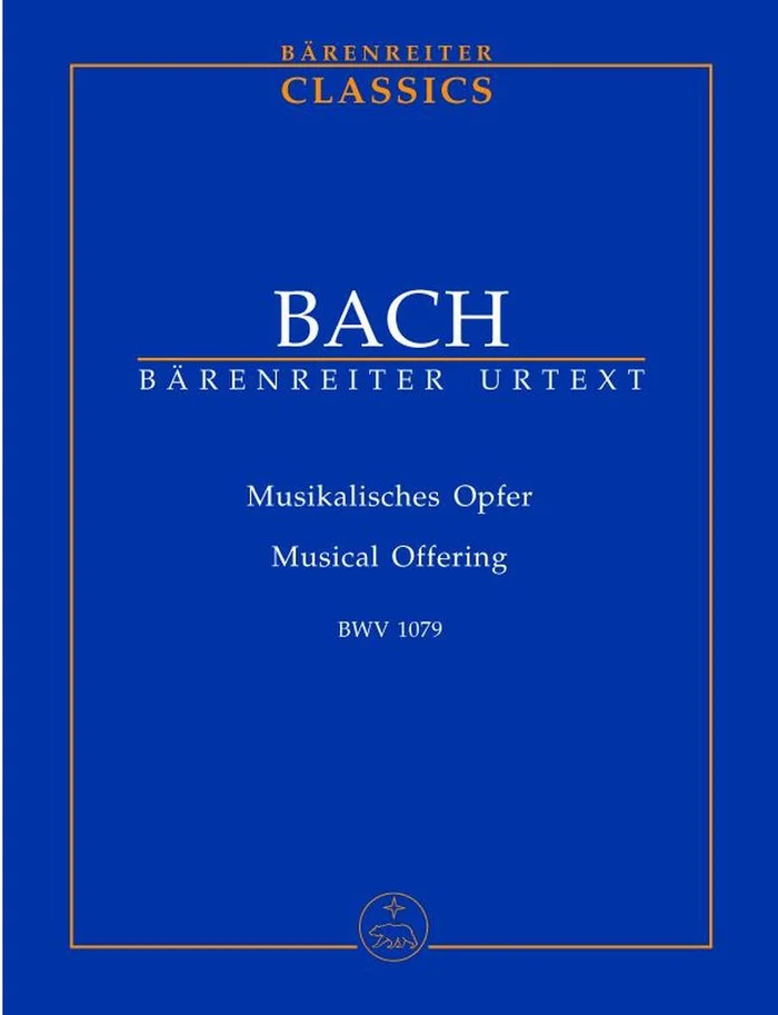 Barenreiter Bach J.S – Offrande Musicale BWV 1079 – Conducteur Poche