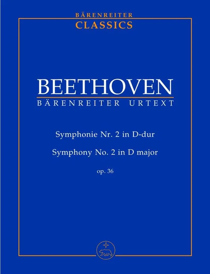Barenreiter Beethoven L.V. – Symphonie N°2 En Re Majeur Op.36 – Conducteur Poche
