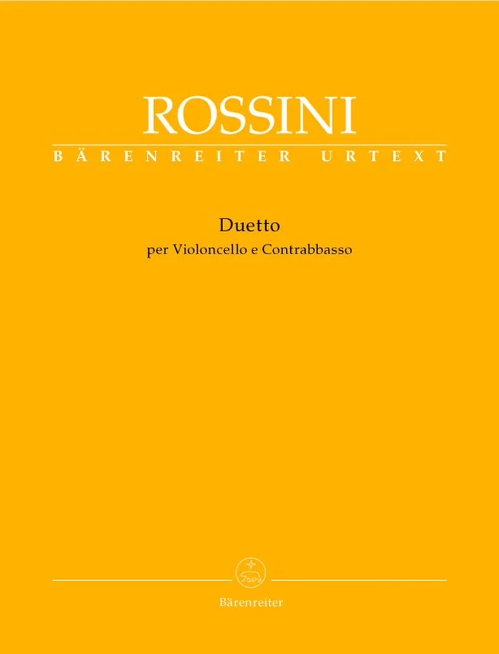 Barenreiter Ini G. – Duetto – Violoncelle, Contrebasse