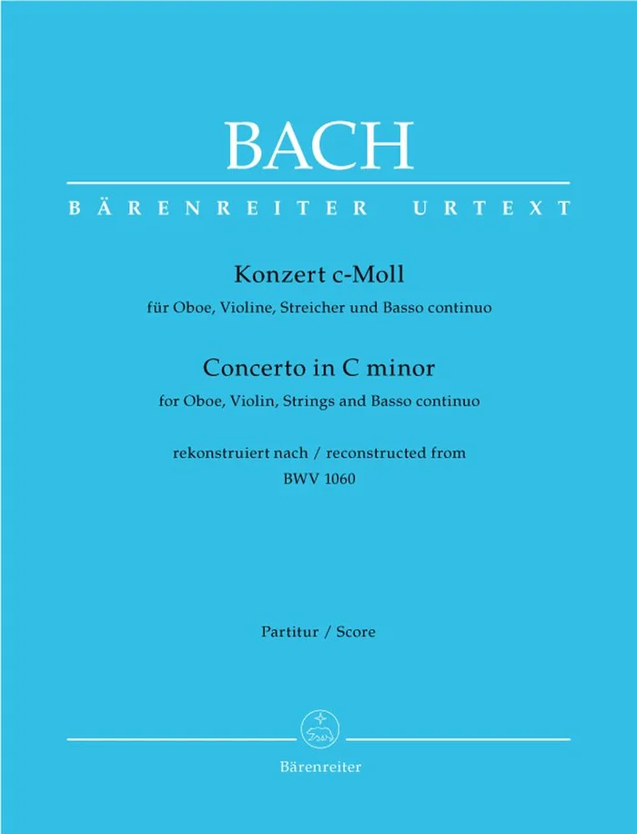 Barenreiter J.S. – Concerto En Do Mineur Pour Hautbois, Violon, Cordes Et Basse Continue Bwv 1060
