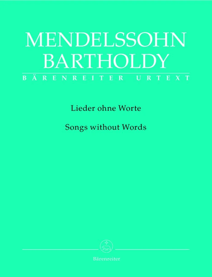 Barenreiter Mendelssohn Bartholdy F. – Lieder Ohne Worte – Piano