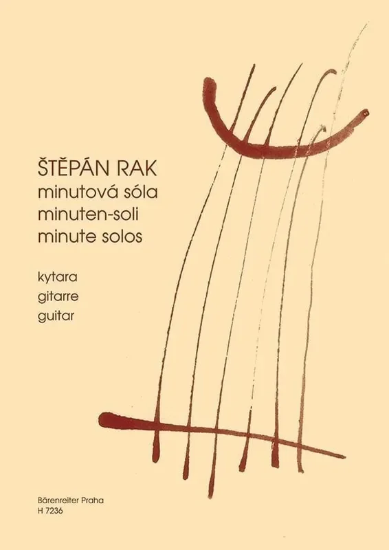 Bärenreiter Minutová sóla (drobné skladby pro začínající kytaristy) Notes