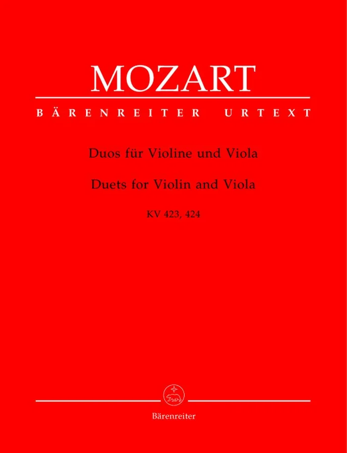 Barenreiter Moz W.A. – Duos Kv 423, 424 – Violon, Alto