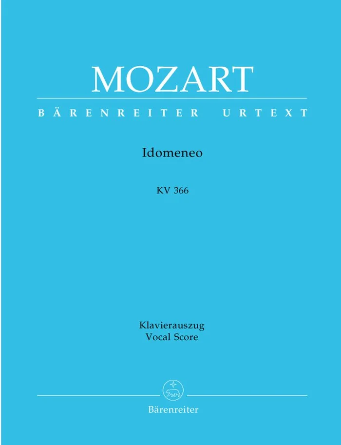 Barenreiter Mozart W.a. – Idomeneo KV 366 – Vocal Score